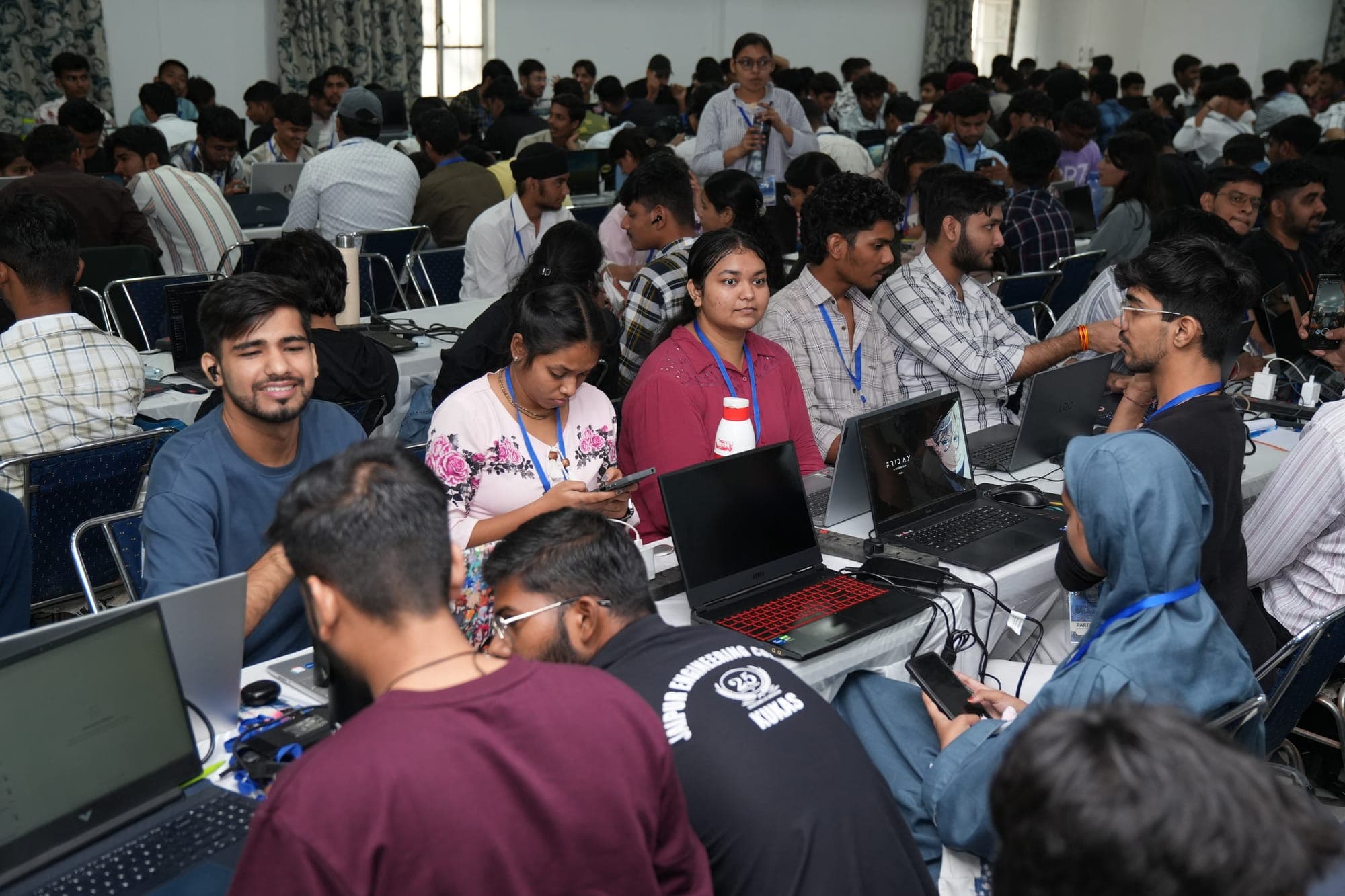 Hackstrom 2025 hackathon at Coder's Cafe JEC, Jaipur Engineering College