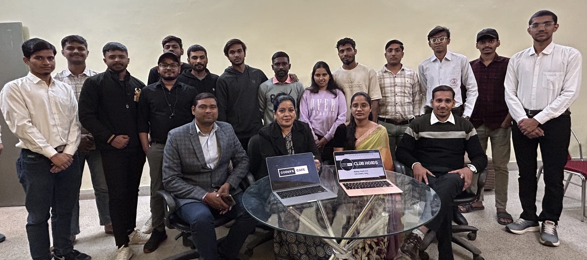 Coder's Cafe JEC team members at Jaipur Engineering College